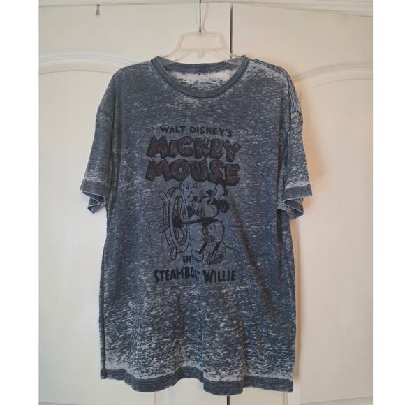 Disneyland Walt Disney Parks Men's Mickey Mouse Steamboat Willie T Shirt XL - Picture 1 of 4